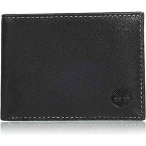 Timberland Men's Leather Passcase Security RFID Wallet, Black, One Size